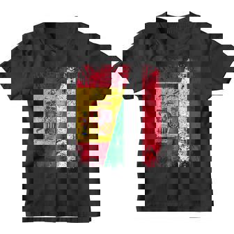 Italia España Bandera De La Amistad Italiana Camiseta niño - Regaloses