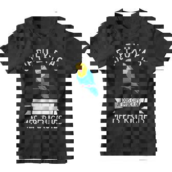 Je Peux Pas Je Dois M'occuper De Mes Perruches Perroquet Youth T-shirt - Cadeauxyz