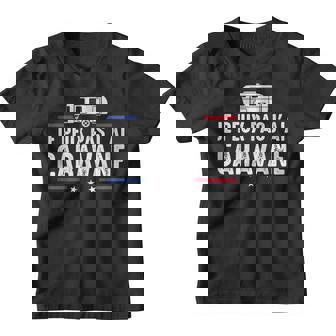 Je Peux Pas J'ai Caravane Camping-Car Camper Campeur Drôle Youth T-shirt - Cadeauxyz