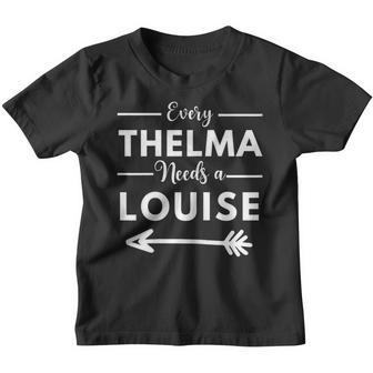 Jede Thelma Braucht Eine Louise Die Zu Besten Freunden Passt Kinder Tshirt - Seseable