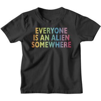 Jeder Ist Ein Alien Somewhere Kinder Tshirt - Seseable