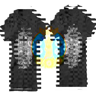 Jirafa Girasoles Hippie Divertido Animal Africano Zoo Camiseta niño - Regaloses