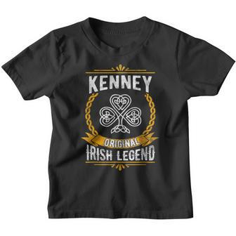 Kenney Irish Name Vintage Ireland Family Surname Youth T-shirt - Seseable
