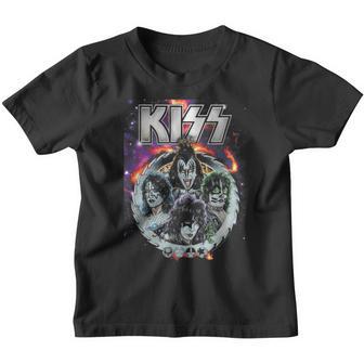 Kiss Galactic Portrait Kinder Tshirt - Seseable