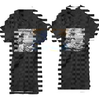 La Gran Ola De Kanagawa Katsushika Hokusai Camiseta niño - Regaloses