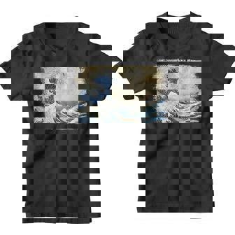La Gran Ola De Kanagawa Pintura Famosa Camiseta niño - Regaloses