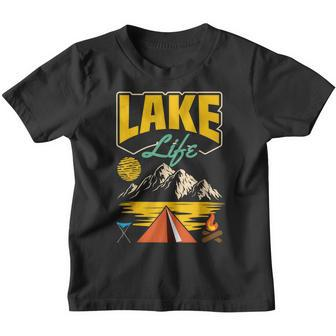 Lake Life Camping Wandern Angeln Bootfahren Segeln Lustig Outdoor Kinder Tshirt - Seseable