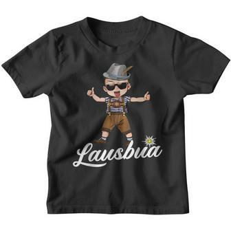 Lausbua Costume Children's Costume Lederhosn Kinder Tshirt - Seseable