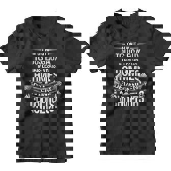 Les Vrais Hommes Deviennent Chômeurs Humour Chômage Youth T-shirt - Cadeauxyz