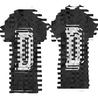 Letra D Estilo Universitario Cool Camiseta niño - Regaloses