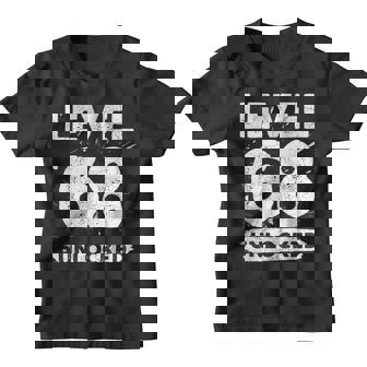 Level 68 Unlocked 68 Aniversario De Boda 68 Años Camiseta niño - Regaloses