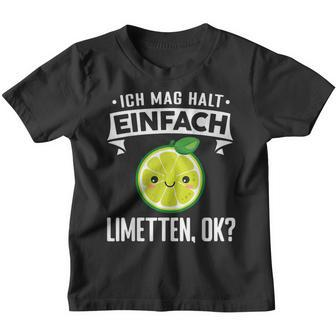 Limette Ich Mag Halt Einfach Limetten Kinder Tshirt - Seseable