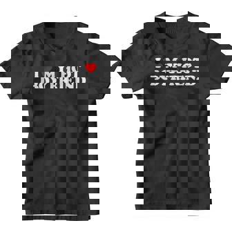 I Love My Hot Boyfriend Youth T-shirt - Cadeauxyz