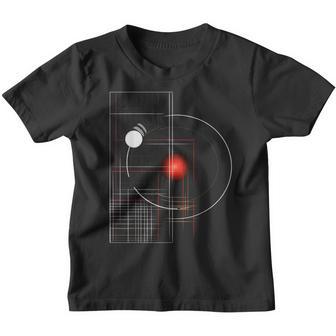 Luna Obra De Arte Ilustración Geométrica Arte Gráfi Camiseta niño - Regaloses