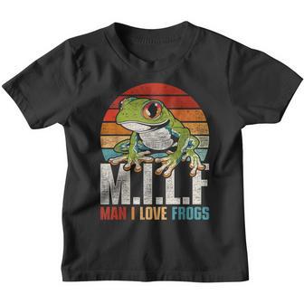 Man I Love Frogs Red Eye Leaf Frog Kinder Tshirt - Seseable