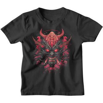 Máscara Japonesa Paisaje Templo Anime Camiseta niño - Regaloses