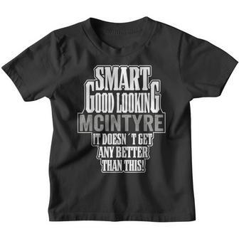 Mcintyre Surname Last Name Family Reunion Matching Youth T-shirt - Seseable
