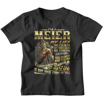 Meier Family Name Meier Last Name Team Youth T-shirt - Seseable