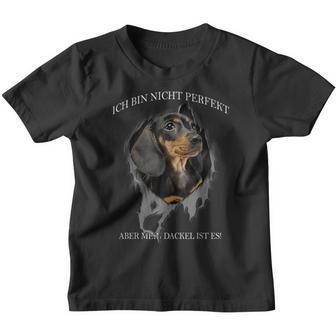 Mein Dachshund Ist Perfekt Dog Kinder Tshirt - Geschenkecke