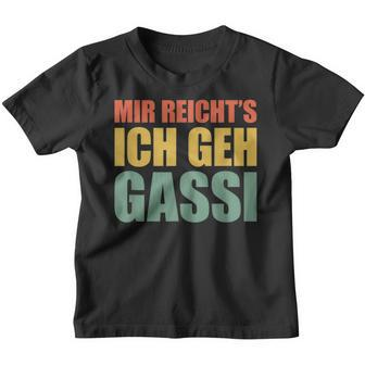 Mir Reicht's Ich Geh Gassi Kinder Tshirt - Seseable