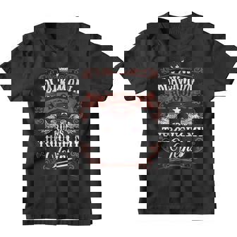 Mon Blood Runs Through My Veins Vintage Family Name Youth T-shirt - Seseable