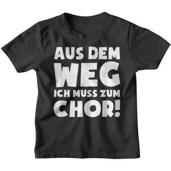 Muss Zum Chor Kinder Tshirt - Seseable