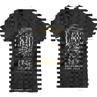 Nacido En 1962 62 Años Cumpleaños Moto Biker Hombre Motero Camiseta niño - Regaloses