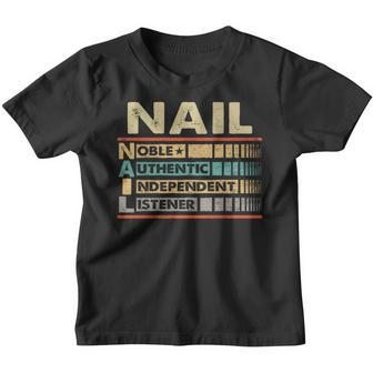 Nail Family Name Nail Last Name Team Youth T-shirt - Seseable