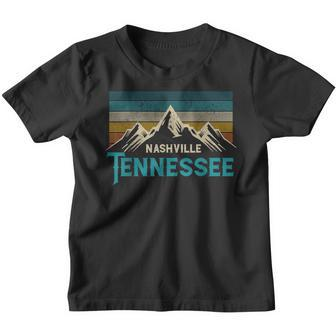 Nashville Tennesseeintage Usa America Music City Souvenir Kinder Tshirt - Seseable