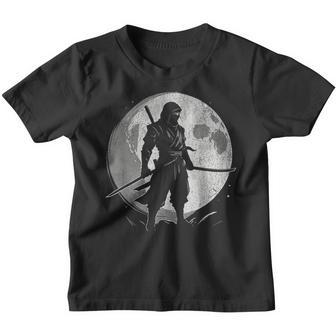 Ninja Moon Fases Samurai Japón Anime Manga Retrointage Camiseta niño - Regaloses
