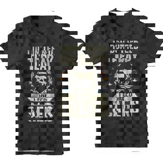 No Necesita Terapia Ganaderos Salers Ganadero Camiseta niño - Regaloses