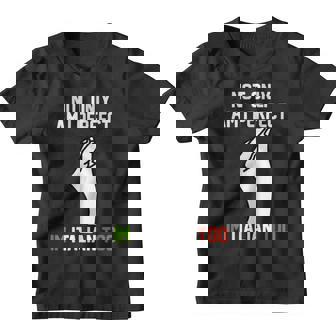 No Solo Soy Perfecto También Soy Italiano Camiseta niño - Regaloses