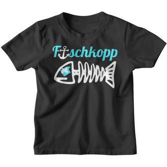 Nord Deutsch Fischkopp Witz North Germany Kinder Tshirt - Seseable