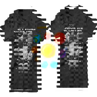 Nuestro Impresionante Sistema Solar Planetas Espacio Niños Niñas Ciencia Camiseta niño - Regaloses