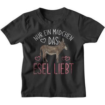 Nur Ein Mädchen Das Donsel Liebt Farm Kinder Tshirt - Geschenkecke