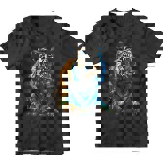 Obra De Arte De Tigre Animal Arte Camiseta niño - Regaloses