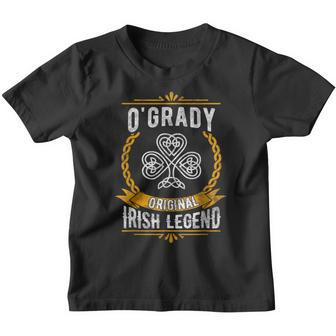 O'grady Irish Name Vintage Ireland Family Surname Youth T-shirt - Seseable