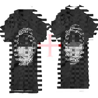 Ordre Des Chevaliers Drapeau Des Templiers Sigil Deus Valt Youth T-shirt - Cadeauxyz