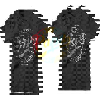 Papa 2024 Cargando Convirtiéndose En Un Papá 2024 Retro Papa Est 2024 Camiseta niño - Regaloses