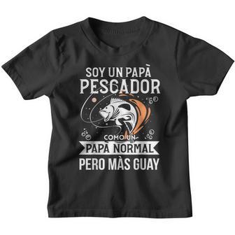 Papà Pescador Regalo Divertido Padre Pesca Vintage Camiseta niño - Regaloses