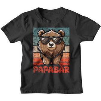 Papabäratertag Bester Papa Bär Kinder Tshirt - Geschenkecke