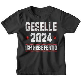 Passed Exam Geselle 2024 Azubi Kinder Tshirt - Seseable