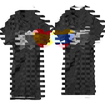 Patrimonio Colombiano Bandera De España Bandera De Colombia Camiseta niño - Regaloses