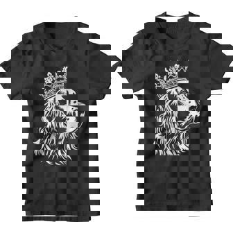 Perro Setter Inglés Con Diseño Gráfico De Corona Camiseta niño - Regaloses