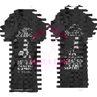 Perros Divertido Nunca Subestimes A Una Chica Con Su Perro Camiseta niño - Regaloses