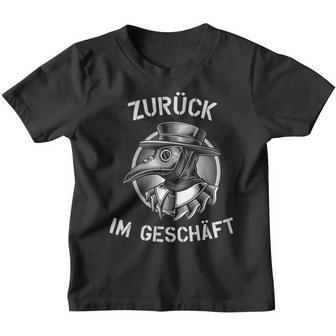 Pestdoktor Mittelalter Doktor Pestmaske Gothic Kinder Tshirt - Seseable