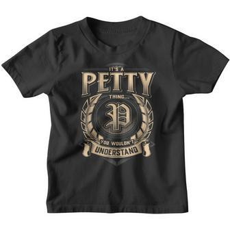 Petty Family Name Last Name Team Petty Name Member Youth T-shirt - Seseable