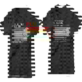 Pluto Never Forget 1930 2006Intage Divertido Regalo Para Amantes Camiseta niño - Regaloses