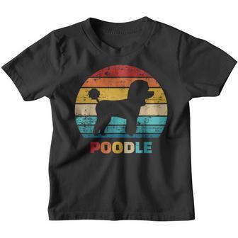 Poodle Vintage Kinder Tshirt - Seseable