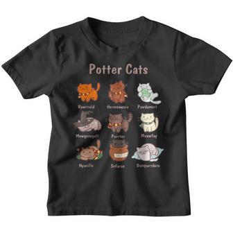 Potter Cats Para Amantes De Los Gatos Camiseta niño - Regaloses